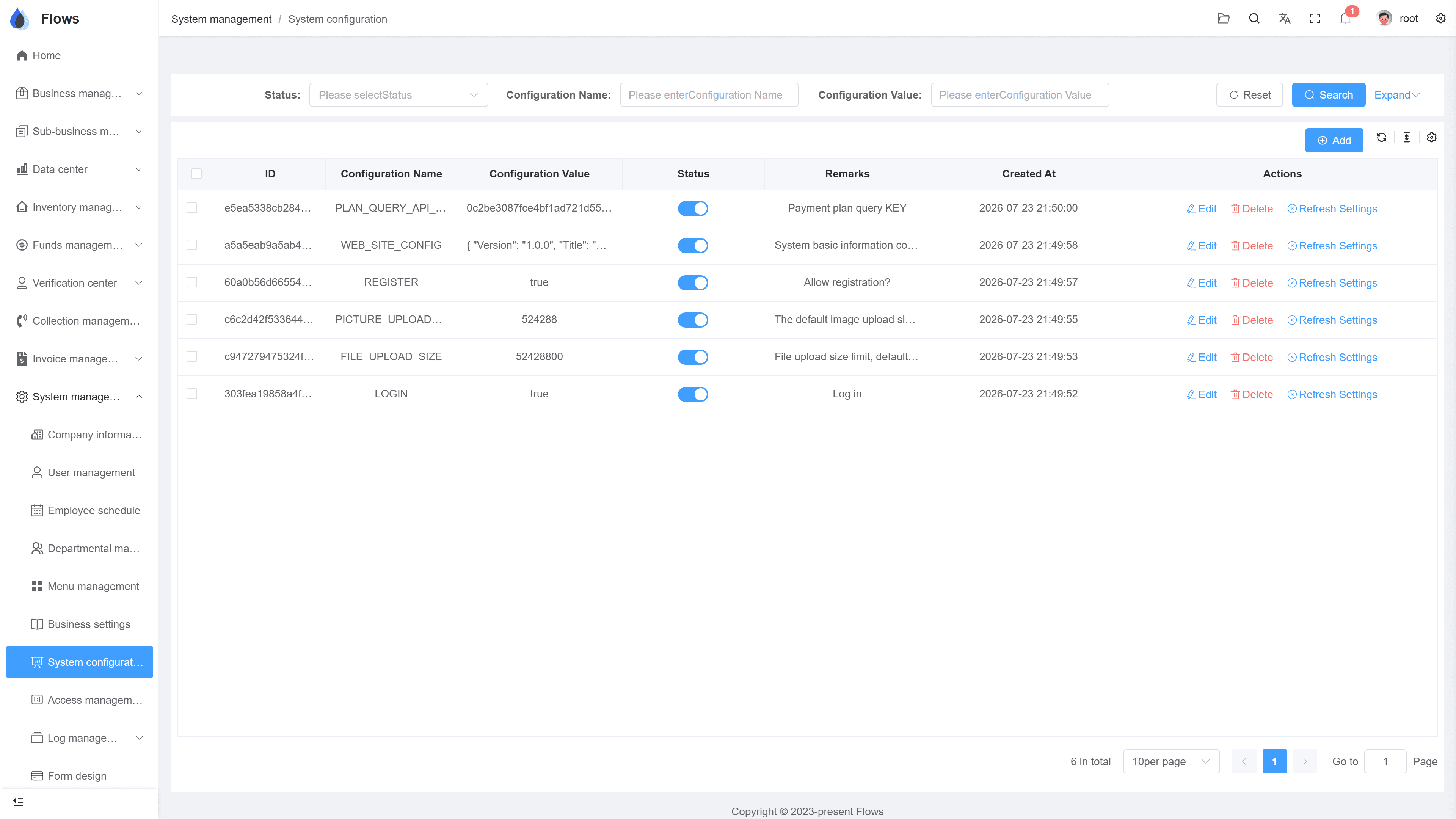 An API to connect out, logs to account for everything within